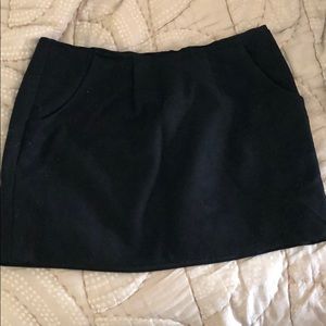 J. Crew Black Mini Skirt